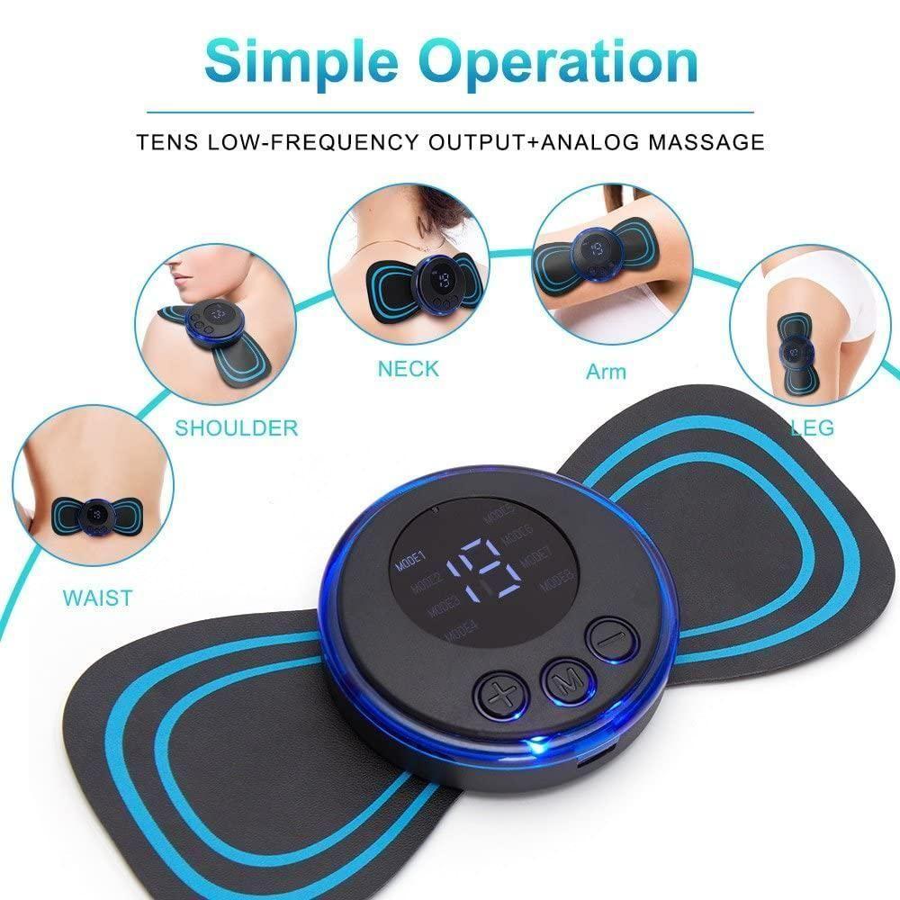 Mini Electric TENS Massager – Instant Pain Relief Anytime, Anywhere